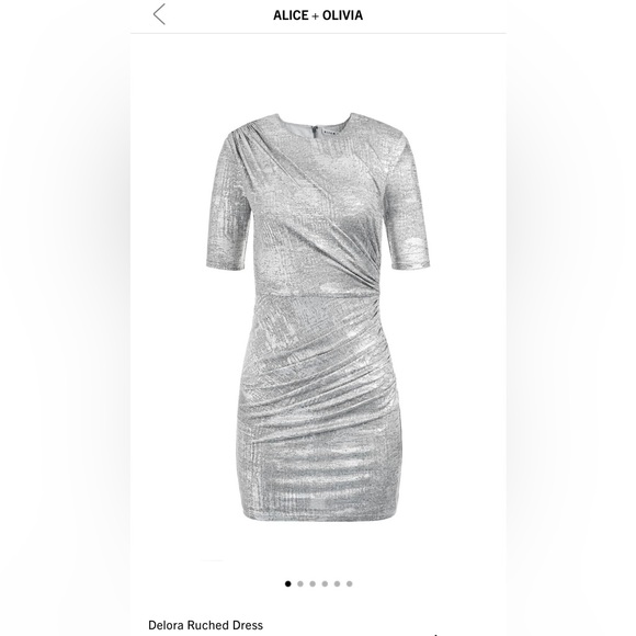 Alice + Olivia Dresses & Skirts - Alice and Olivia Delora Ruched Dress Size 10